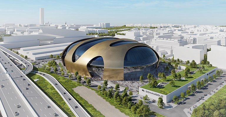 Wettbewerbsbeitrag für die neue Multifunktionsarena in Wien