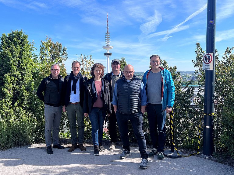 Blick vom Bunker St. Pauli auf Fernsehturm Hamburg Foto @Ronny Erfurt